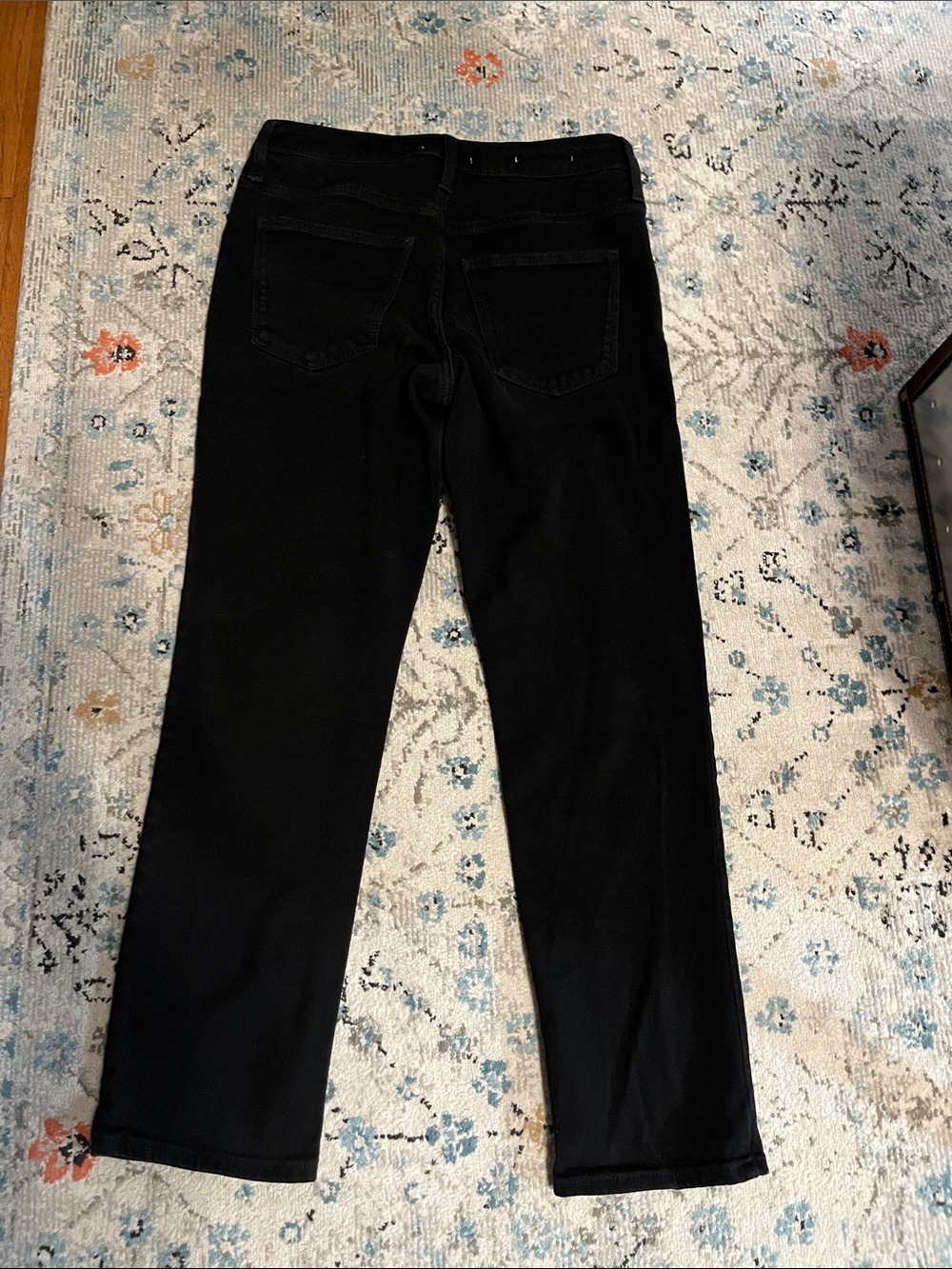Universal Thread Black High-Rise Slim Straight Denim Pants - Picture 11 of 13